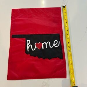 Garden Flag Oklahoma ❤️ Home